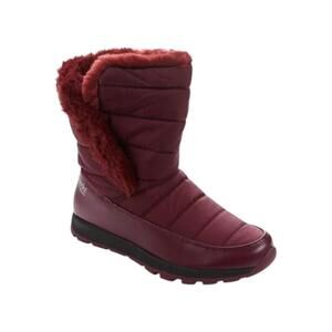 Tony Little Cheeks Fit Body Water Repellent Puffer Boot Wine - Medium